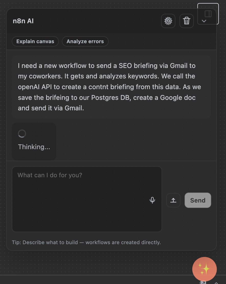 Create workflows from prompts